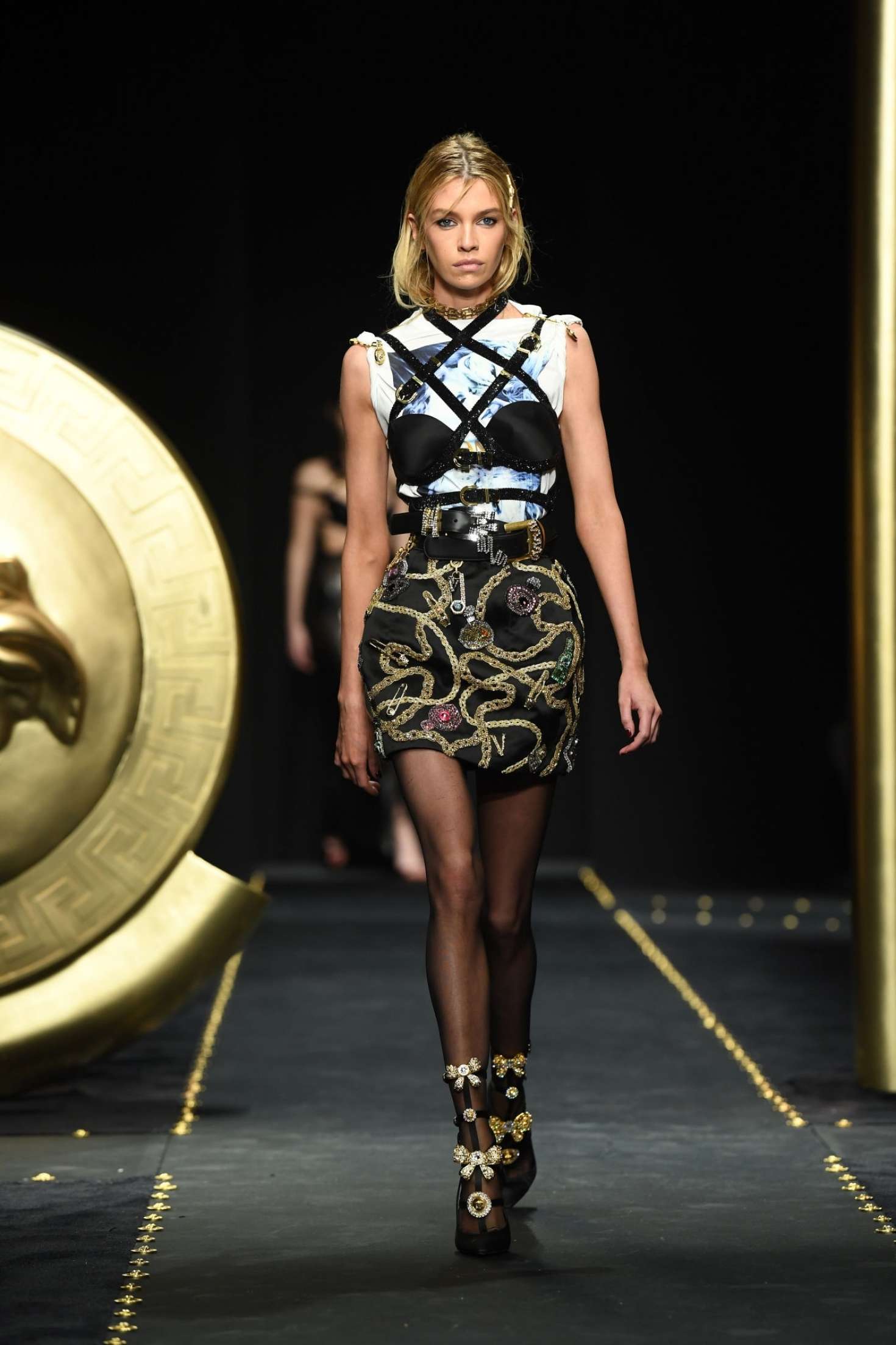 Stella Maxwell Walks the Runway During Milan Fashion Week 