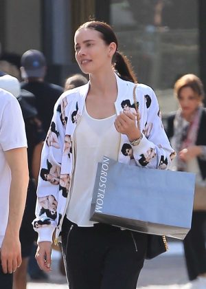 Stephanie Corneliussen Shopping at The Grove in Hollywood