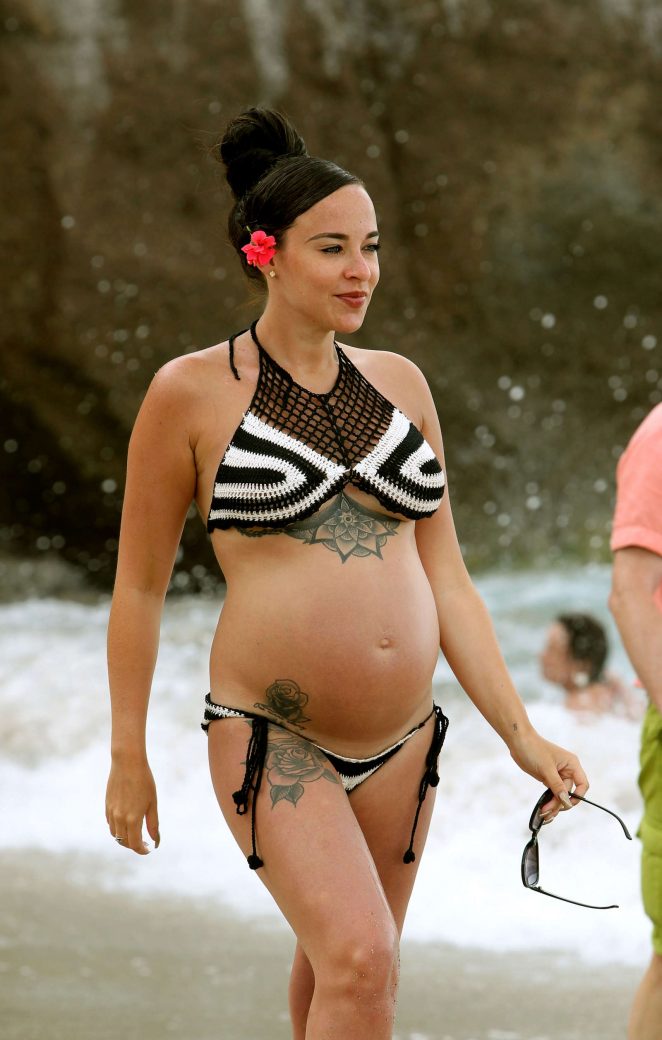 Stephanie Davis - Bikini Candids in Tenerife