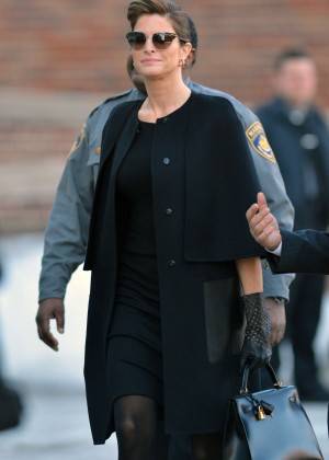 Stephanie Seymour - Arrives to Court in Greenwich