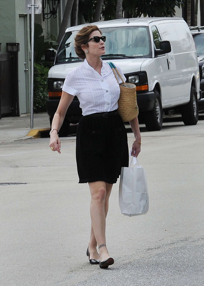 Stephanie Seymour out and about in Palm Beach