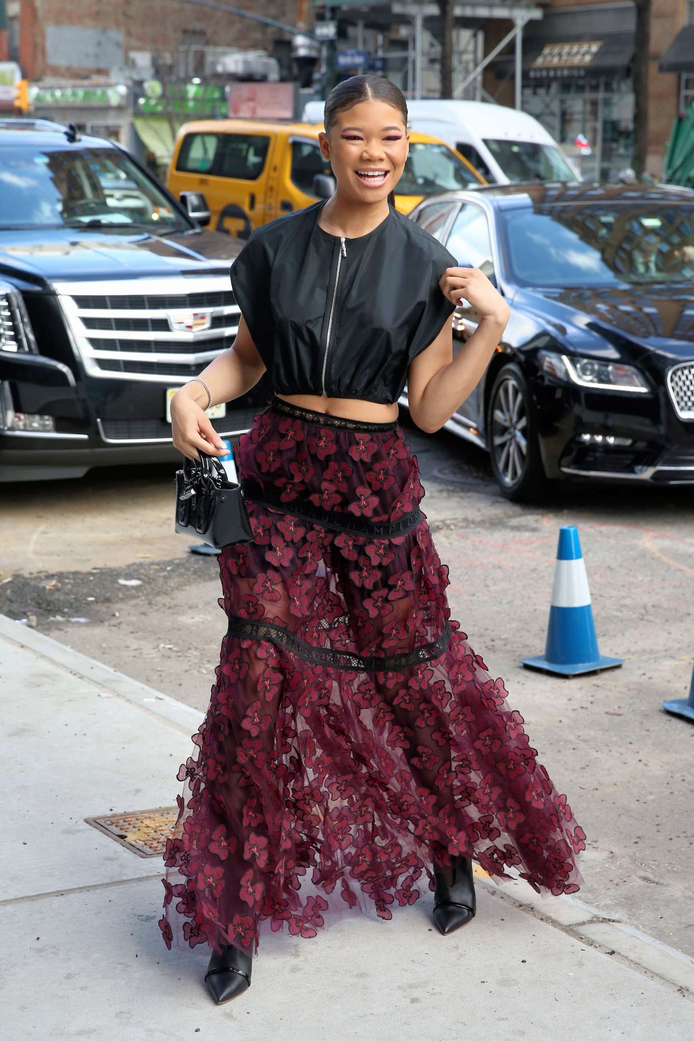 Storm Reid - Seen At Longchamp during New York Fashion ...