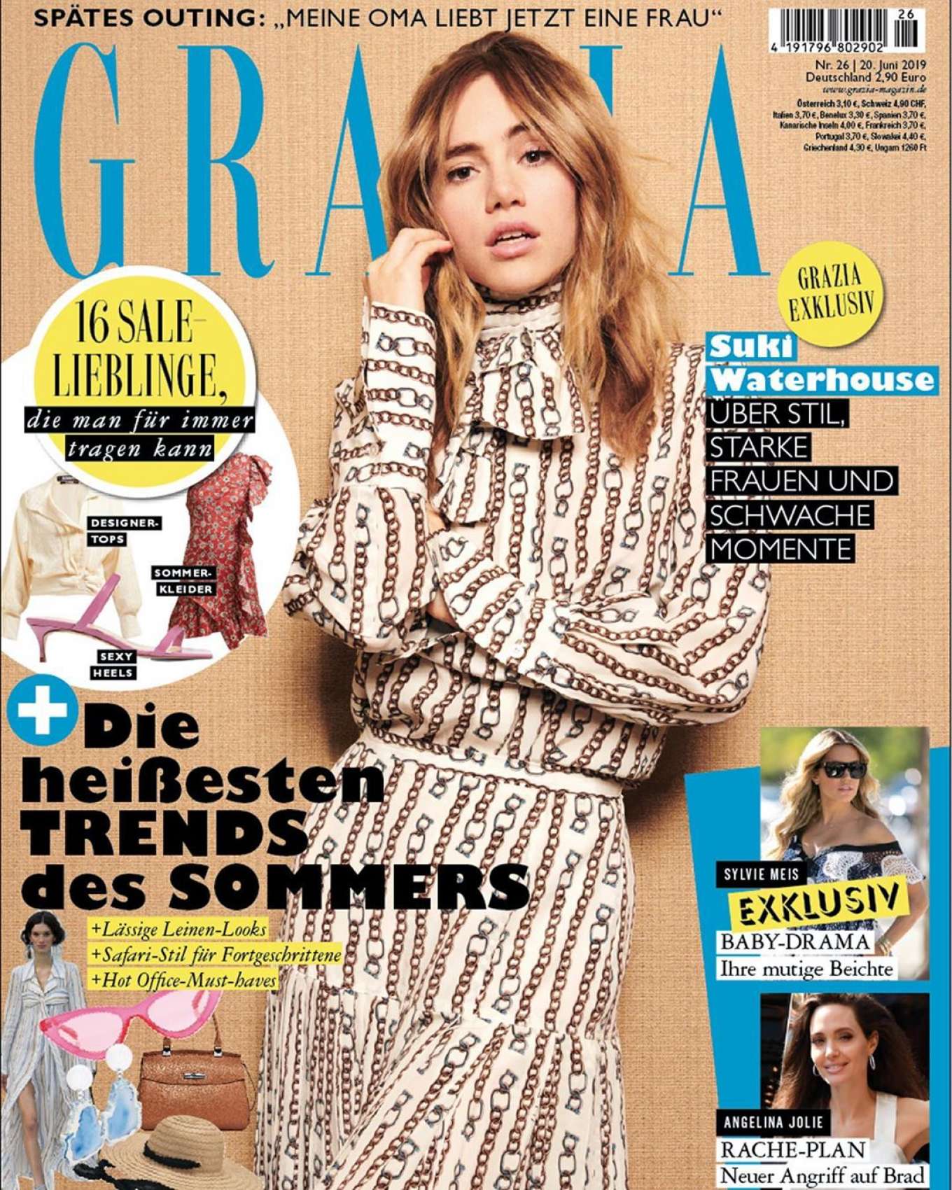 Suki Waterhouse â€“ Grazia Germany Magazine (June 2019)