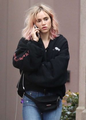 Suki Waterhouse in Jeans out in New Orleans