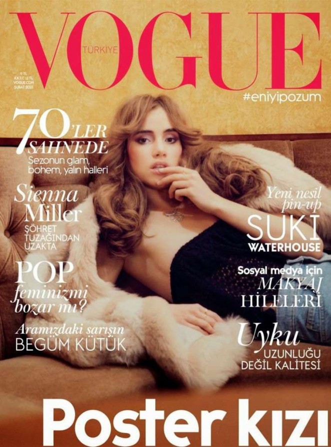 Suki Waterhouse - Vogue Turkey Cover (February 2015)