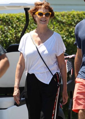 Susan Sarandon at the Kennedy family compound in Hyannisport