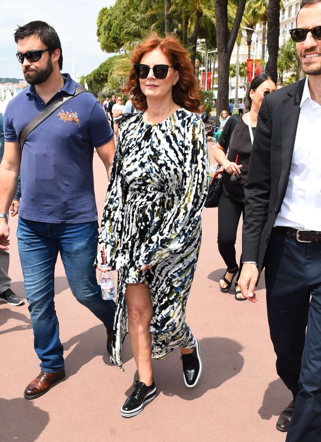 Susan Sarandon at the Martinez Hotel in Cannes