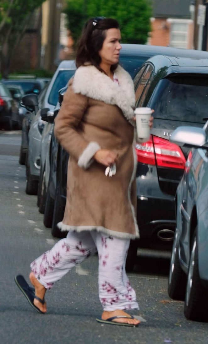 Susanna Reid in Her Pyjamas out in London