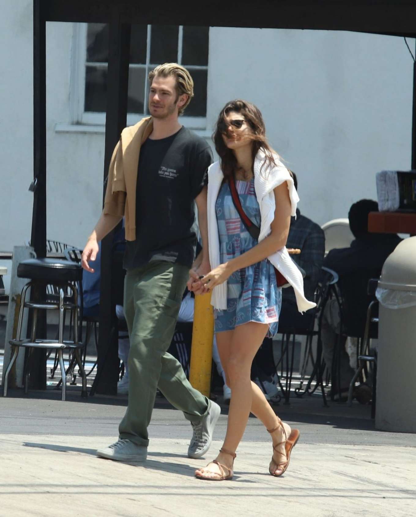 Susie Abromeit and Andrew Garfield - Out in Los Angeles. 