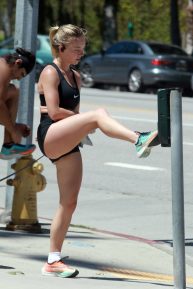 Sydney Sweeney - Looks sporty while out for a jog in Los Angeles