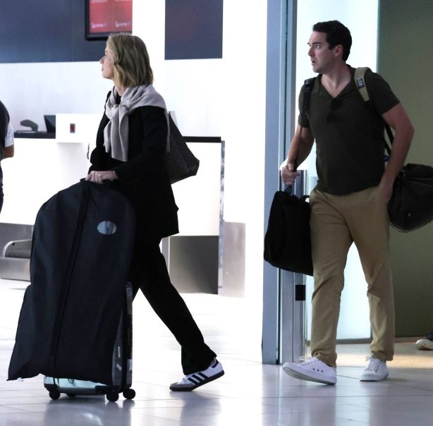 Sylvia Jeffreys - Spotted at Perth Airport