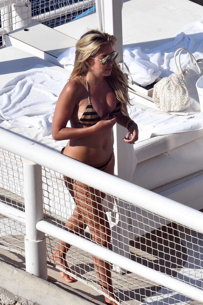 Sylvie Meis in Bikini in Capri