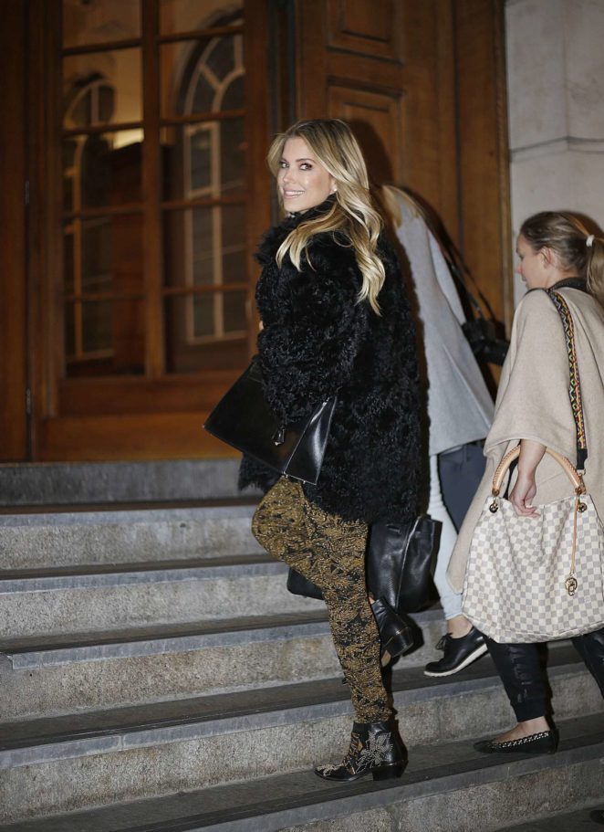 Sylvie Meis out in London