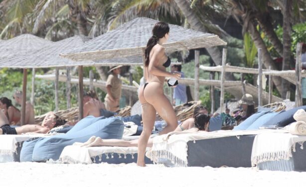 Tabitha Clifft - Spotted at the beach in Tulum - Mexico