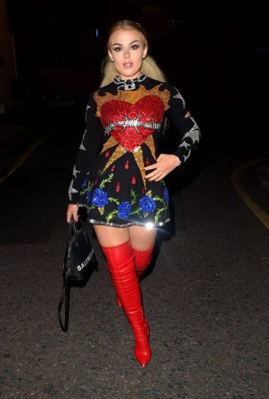 Tallia Storm - Night out at LH2 Studios in London