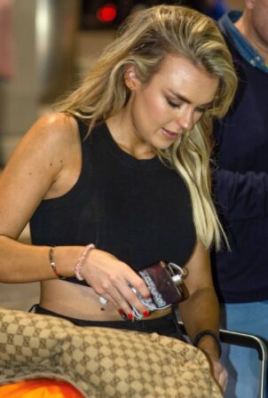 Tallia Storm - Spotted at Barbados Airport