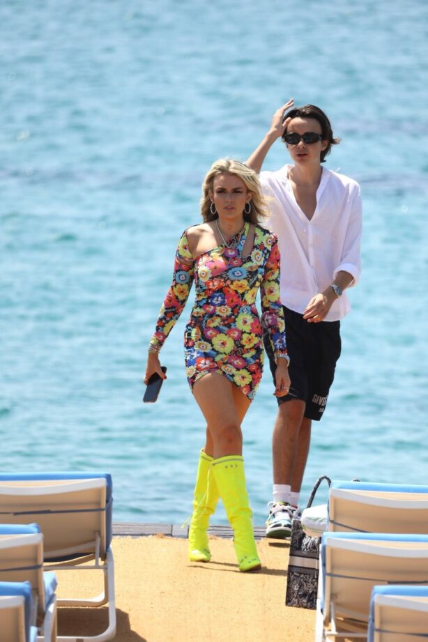 Tallia Storm - With her brother Tony seen during the 75th Cannes Film Festival