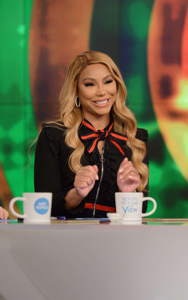 Tamar Braxton at The View in New York