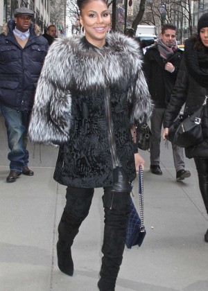 Tamar Braxton - Leaving NBC Studios in New York