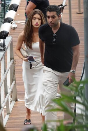 Tamara Francesconi - With new boyfriend Navid Hadzaad on holiday in Lake Como