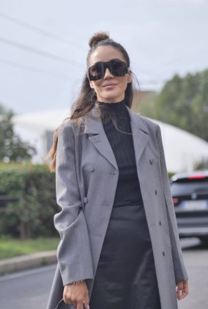Tamara Kalinic - Seen outside Gucci during the Milan Fashion Week - Womenswear SS 2024