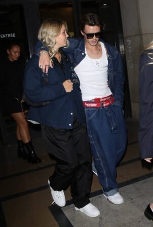 Tana Holding - Leaving Victoria Beckham's fashion show after-party in Paris