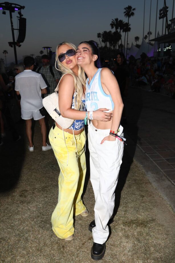 Tana Mongeau - Seen with Harry Jowsey and Dixie D'Amelio at Coachella 2022