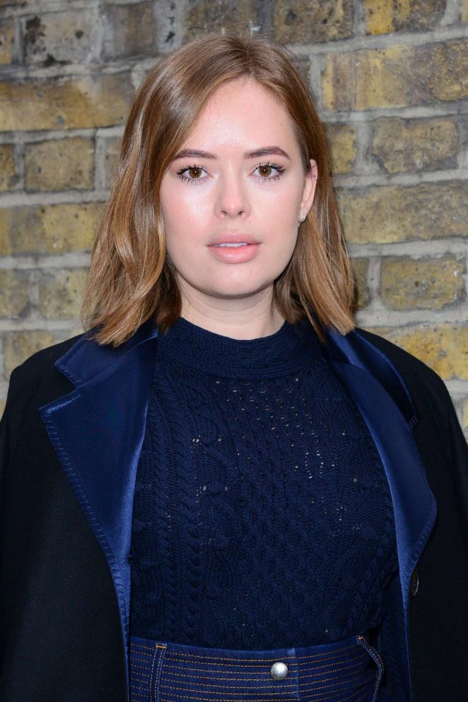 Tanya Burr - Mulberry Show at 2017 LFW in London