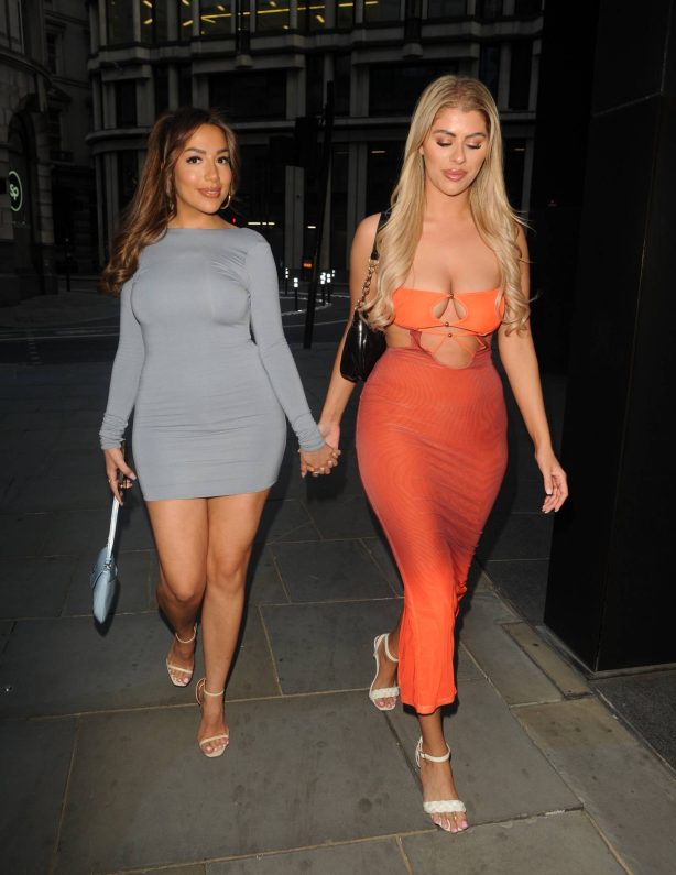 Tanyel Raven - Night out to M Restauran in London