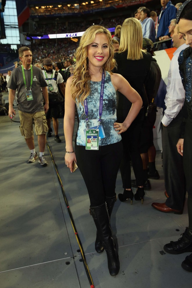 Tara Lipinski - Super Bowl XLIX 2015 in Glendale