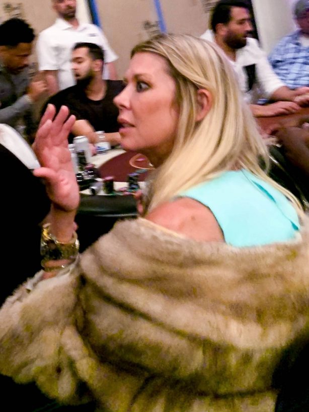 Tara Reid at a poker party in Beverly Hills