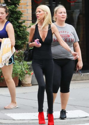 Tara Reid in Tights out in New York City