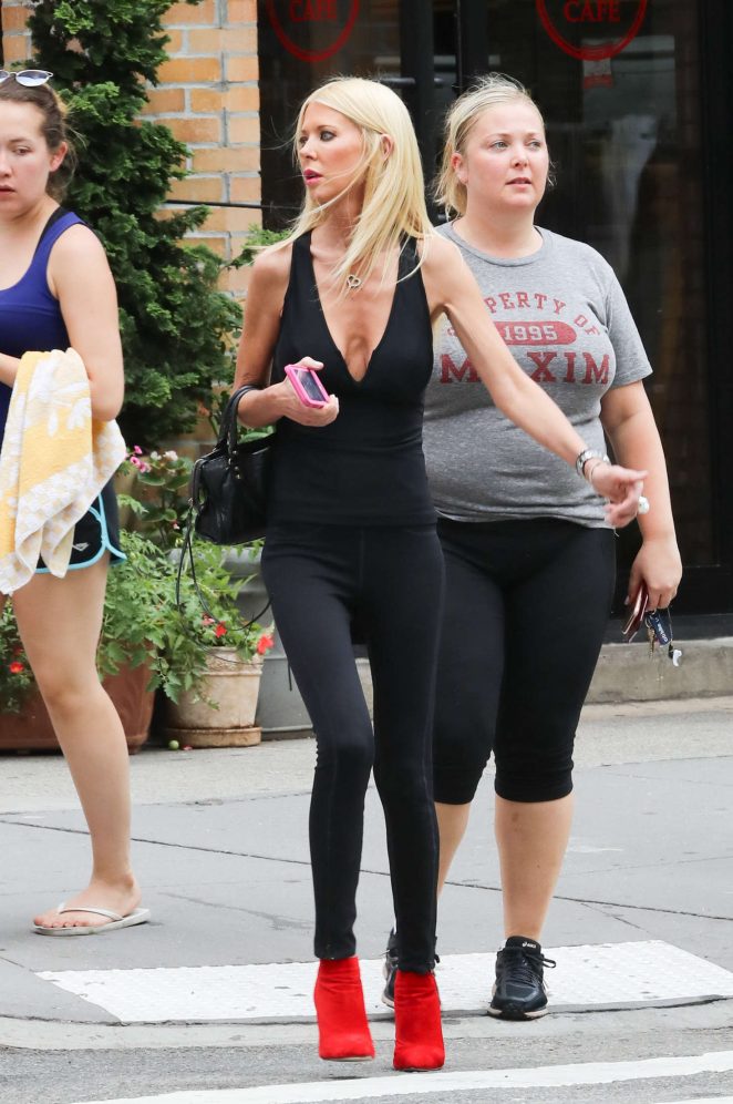 Tara Reid in Tights out in New York City