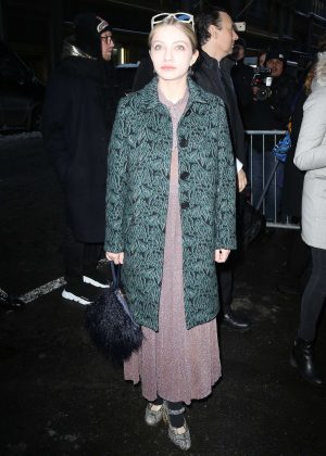 Tavi Gevinson - Arriving at the Calvin Klein Collection Show 2017 in NY