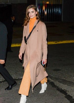 Taylor Hill - Arrives at a fashion show in New York City