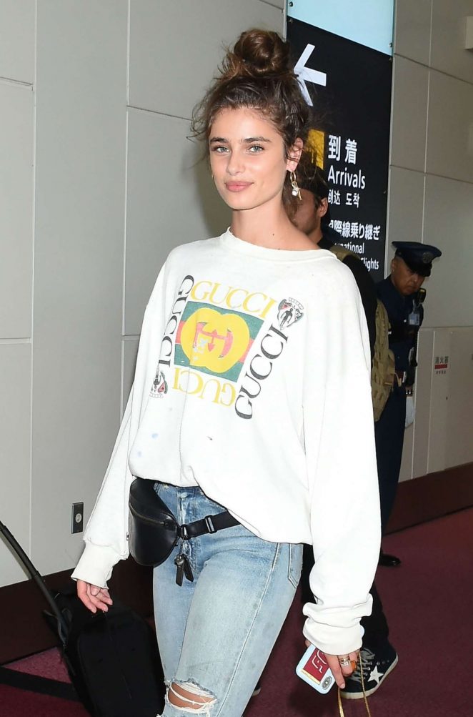 Taylor Hill - Arrives at Haneda Airport in Tokyo