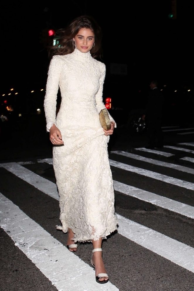 Taylor Hill - Arriving at Ralph Lauren 50th Anniversary Party in NY
