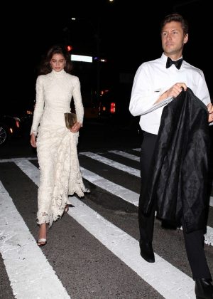Taylor Hill – Arriving at Ralph Lauren 50th Anniversary Party in NY ...