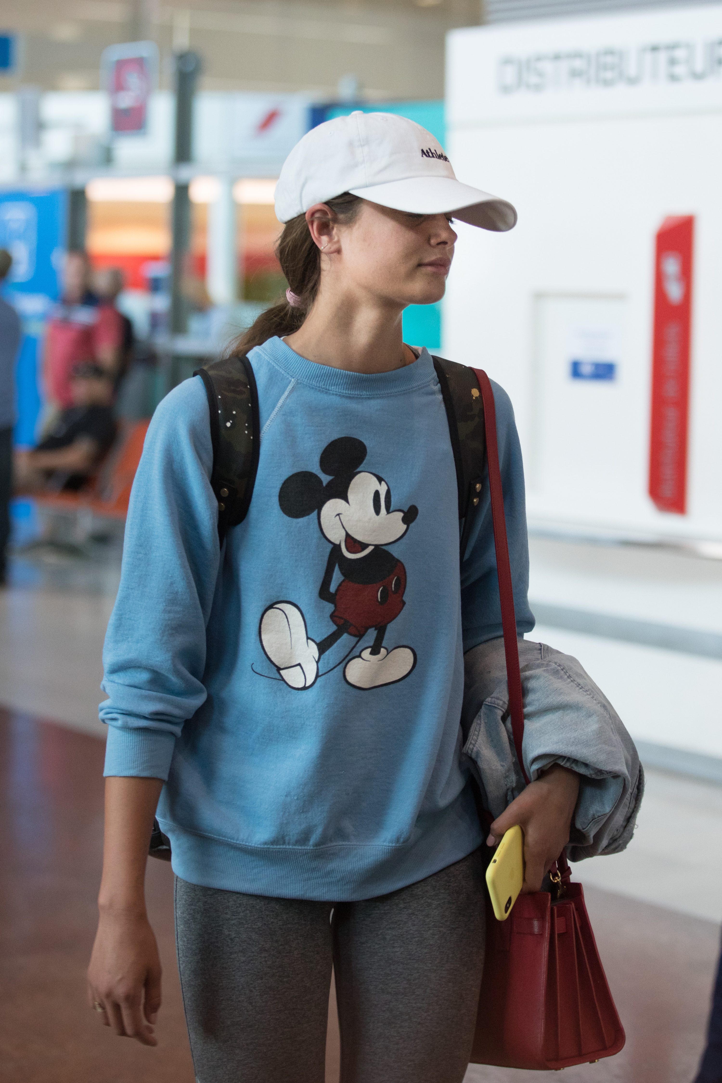 Taylor Hill at Charles de Gaulle airport in Paris