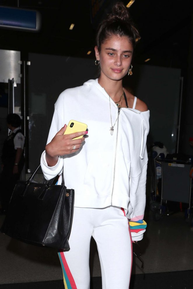 Taylor Hill at LAX Airport in Los Angeles