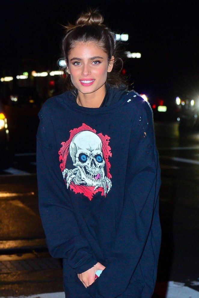 Taylor Hill - Heading to the Victoria's Secret Fashion Show After Party in NYC