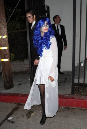 Taylor Hill - Leaving a Halloween party in West Hollywood