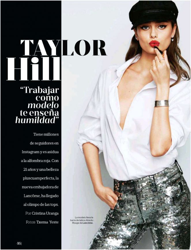 Taylor Hill - Mujer Hoy Magazine (March 2017)