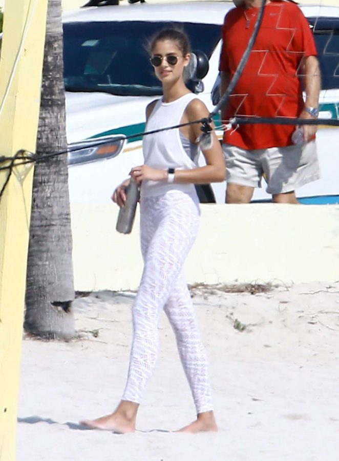 Taylor Hill on Victoria's Secret Photoshoot in Miami