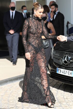 Taylor Hill - seen at hotel Martinez during Cannes Film Festival 2021