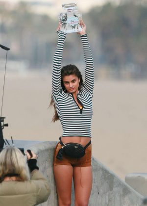 Taylor Hill - Victoria's Secret Tease Dreamer Perfume Commercial Shoot in Venice