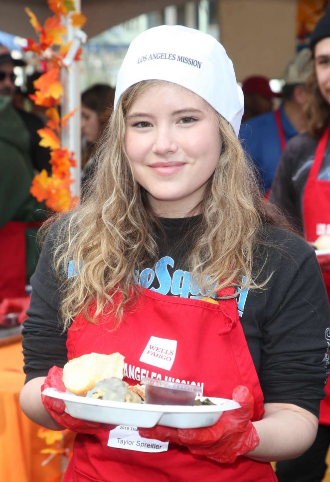 Taylor Spreitler - Los Angeles Mission Thanksgiving Meal for the Homeless