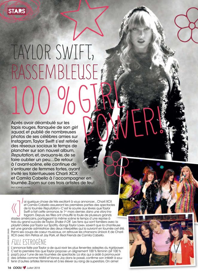 Taylor Swift - Cool Canada Magazine (July 2018)
