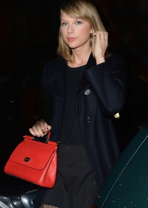 Taylor Swift Night Out at Claridge Hotel in London
