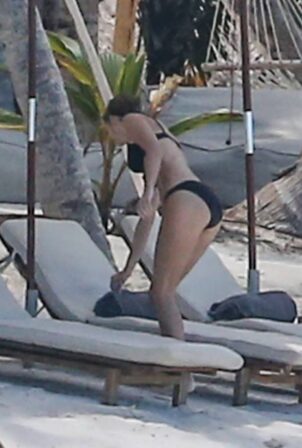 Taylor Swift - Spotted in a Bikini at a Beach in The Bahamas